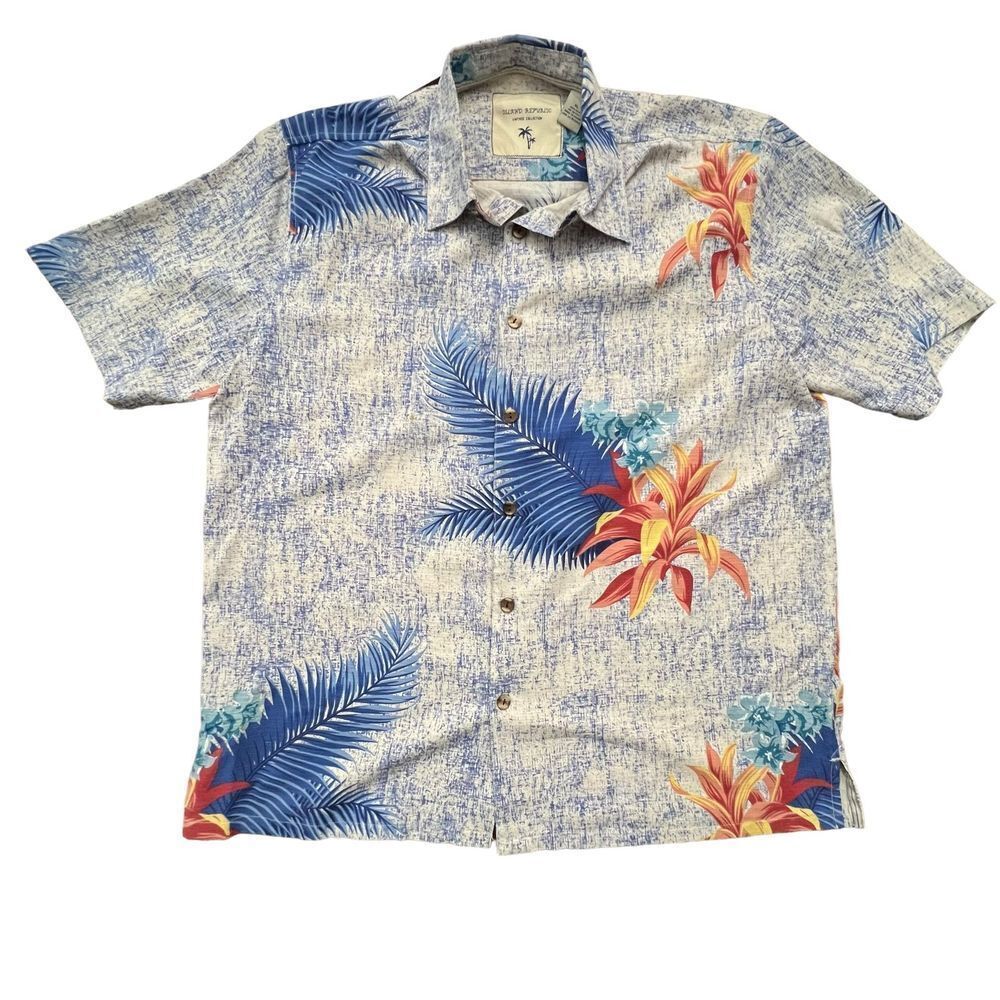 Island Republic Vintage Collection Men's 100% Silk XL‎